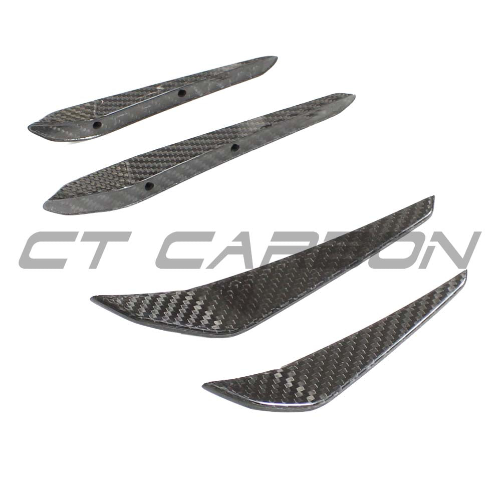 BMW M3/M4 (G80 G81 G82 G83) 2021+ Carbon Fibre Front Bumper Canards - view 5