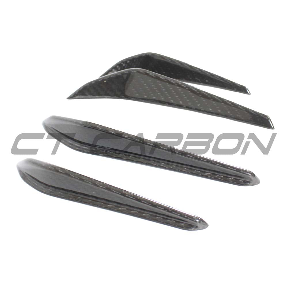 BMW M3/M4 (G80 G81 G82 G83) 2021+ Carbon Fibre Front Bumper Canards - view 6