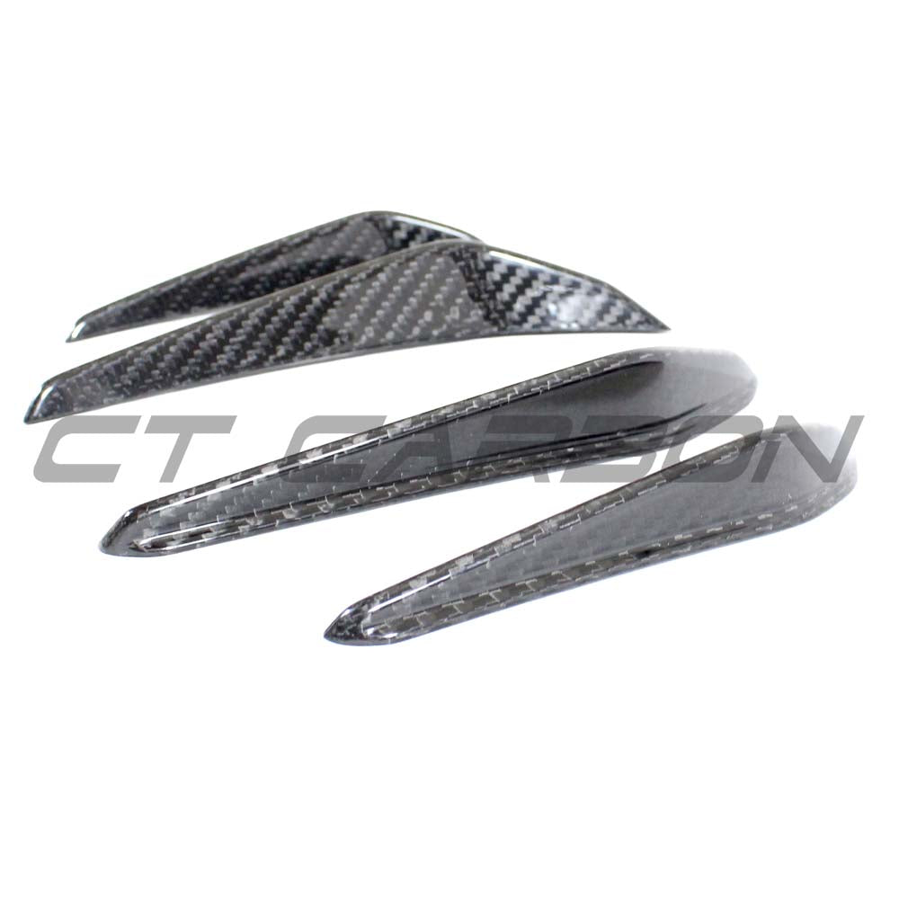 BMW M3/M4 (G80 G81 G82 G83) 2021+ Carbon Fibre Front Bumper Canards - view 8