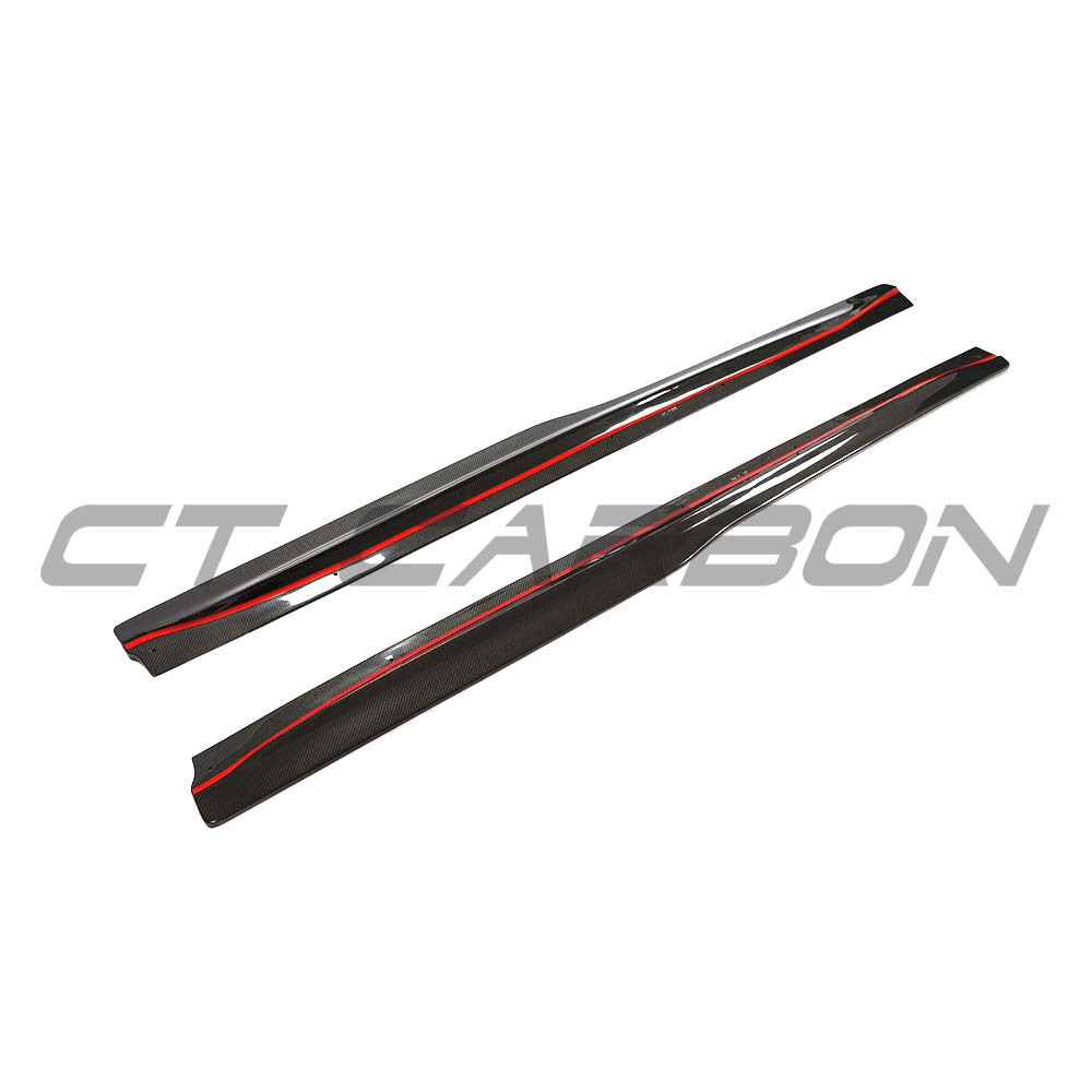 BMW F80 M3 2014-2020 Carbon Fibre Side Skirts - V3 - view 4