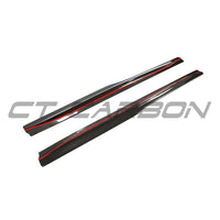 BMW F80 M3 2014-2020 Carbon Fibre Side Skirts - V3 - view 4