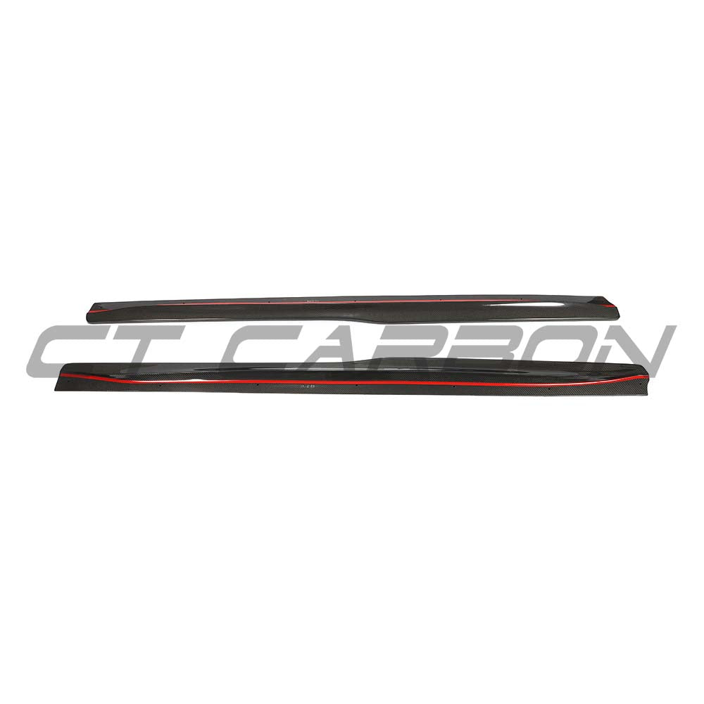 BMW F80 M3 2014-2020 Carbon Fibre Side Skirts - V3 - view 5