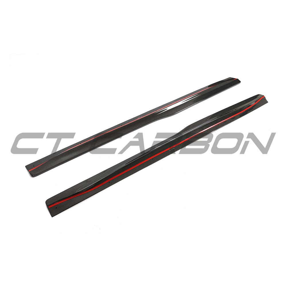 BMW F80 M3 2014-2020 Carbon Fibre Side Skirts - V3 - view 7