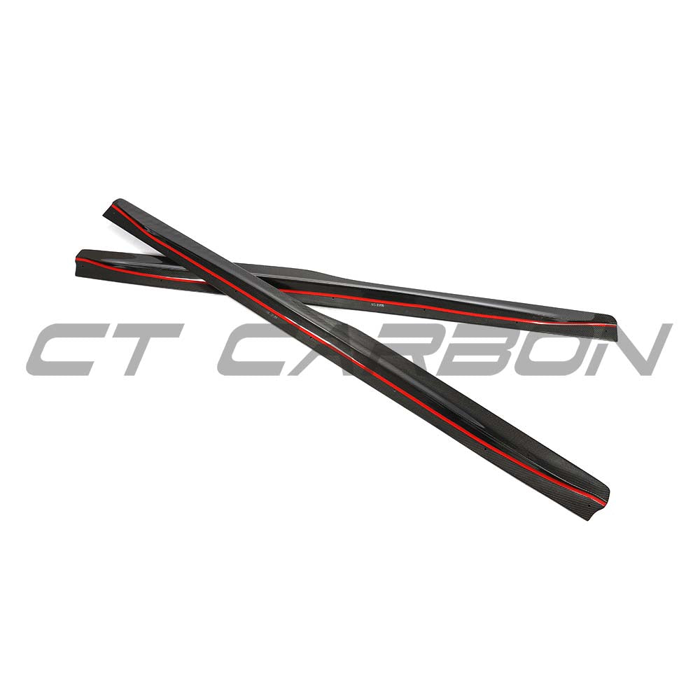 BMW F80 M3 2014-2020 Carbon Fibre Side Skirts - V3 - view 8