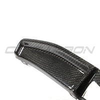 BMW G22/G23 4 Series 2020-2024 Pre-lci Carbon Fibre Diffuser - Lower - V3 - view 4