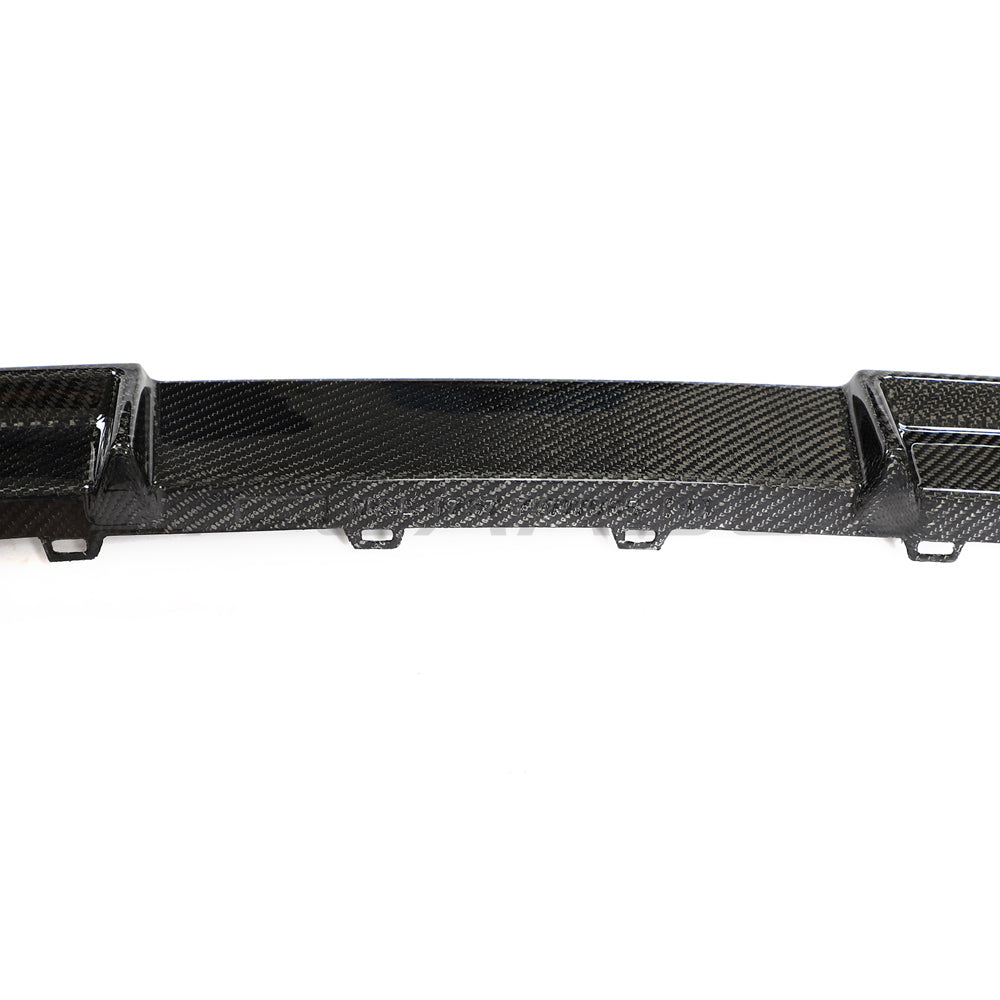 BMW G22/G23 4 Series 2020-2024 Pre-lci Carbon Fibre Diffuser - Lower - V3 - view 7