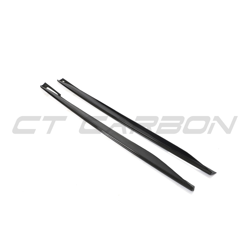 BMW 4 Series 2020+ G26 & I4 Carbon Fibre Side Skirts - view 3