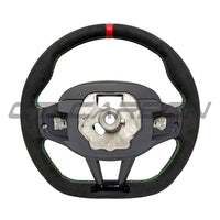 BMW Gxx LCI Alcantara Flat Bottom Steering Wheel With Acc - view 4