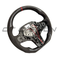 BMW Gxx Alcantara/carbon Fibre Flat Bottom Steering Wheel With Heating & Acc - view 2