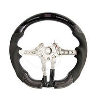 BMW Fxx Alcantara/carbon Fibre/led Flat Bottom Steering Wheel With Acc