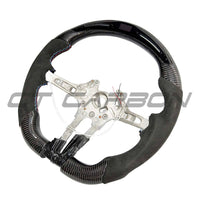 BMW Fxx Alcantara/carbon Fibre/led Flat Bottom Steering Wheel With Acc - view 3
