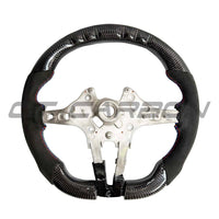 BMW Fxx Alcantara/carbon Fibre/led Flat Bottom Steering Wheel With Acc - view 4