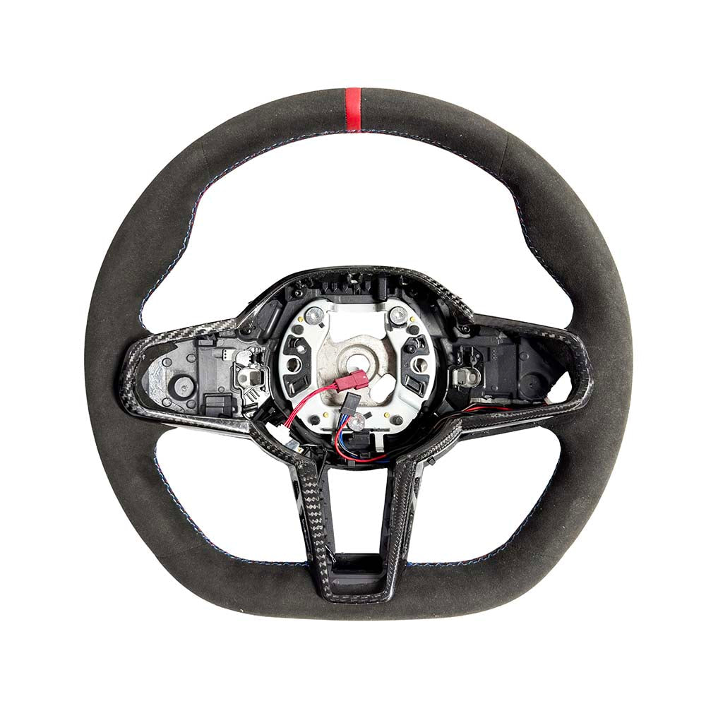 BMW Gxx LCI Alcantara Flat Bottom Steering Wheel With Heating