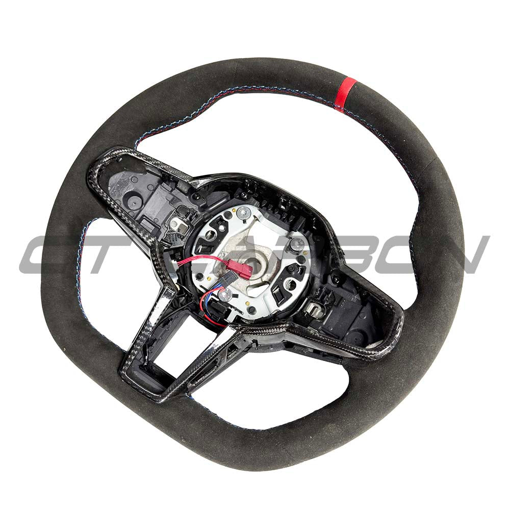 BMW Gxx LCI Alcantara Flat Bottom Steering Wheel With Heating - view 4