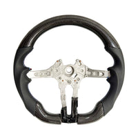 BMW Fxx Carbon Fibre / Leather Flat Bottom Steering Wheel