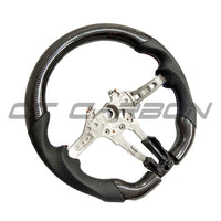 BMW Fxx Carbon Fibre / Leather Flat Bottom Steering Wheel - view 2