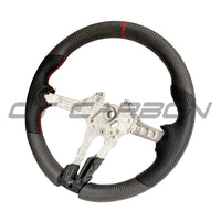 BMW Fxx Matte Carbon Fibre & Leather Steering Wheel - view 3