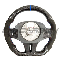 BMW Gxx Alcantara/carbon Fibre Flat Bottom Steering Wheel With Heating & Led - view 4