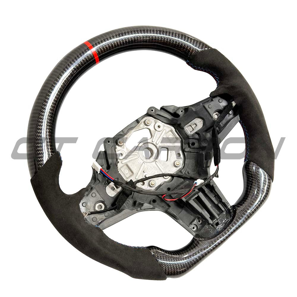 BMW Gxx LCI Alcantara/carbon Fibre Flat Bottom Steering Wheel With Heating - view 2