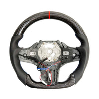 BMW Gxx Carbon Fibre/leather Flat Bottom Steering Wheel With Heating