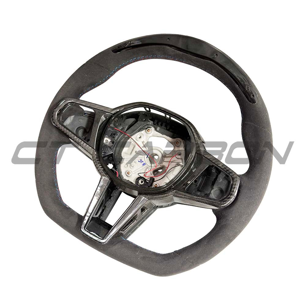 BMW Gxx LCI Alcantara Flat Bottom Steering Wheel With Led - view 3