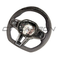 BMW Gxx LCI Alcantara Flat Bottom Steering Wheel With Led - view 3