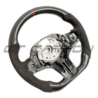 BMW Gxx Alcantara/carbon Fibre Flat Bottom Steering Wheel - V1 - view 2