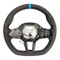 BMW Gxx LCI Alcantara Flat Bottom Steering Wheel With Heating & Acc