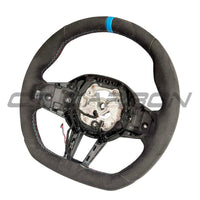 BMW Gxx LCI Alcantara Flat Bottom Steering Wheel With Heating & Acc - view 3