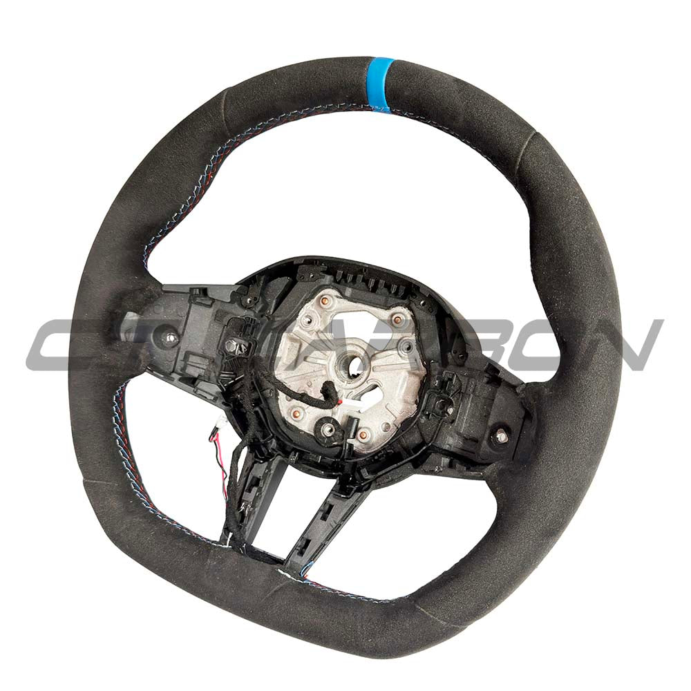 BMW Gxx LCI Alcantara Flat Bottom Steering Wheel With Heating & Acc - view 3