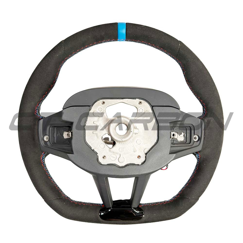 BMW Gxx LCI Alcantara Flat Bottom Steering Wheel With Heating & Acc - view 4