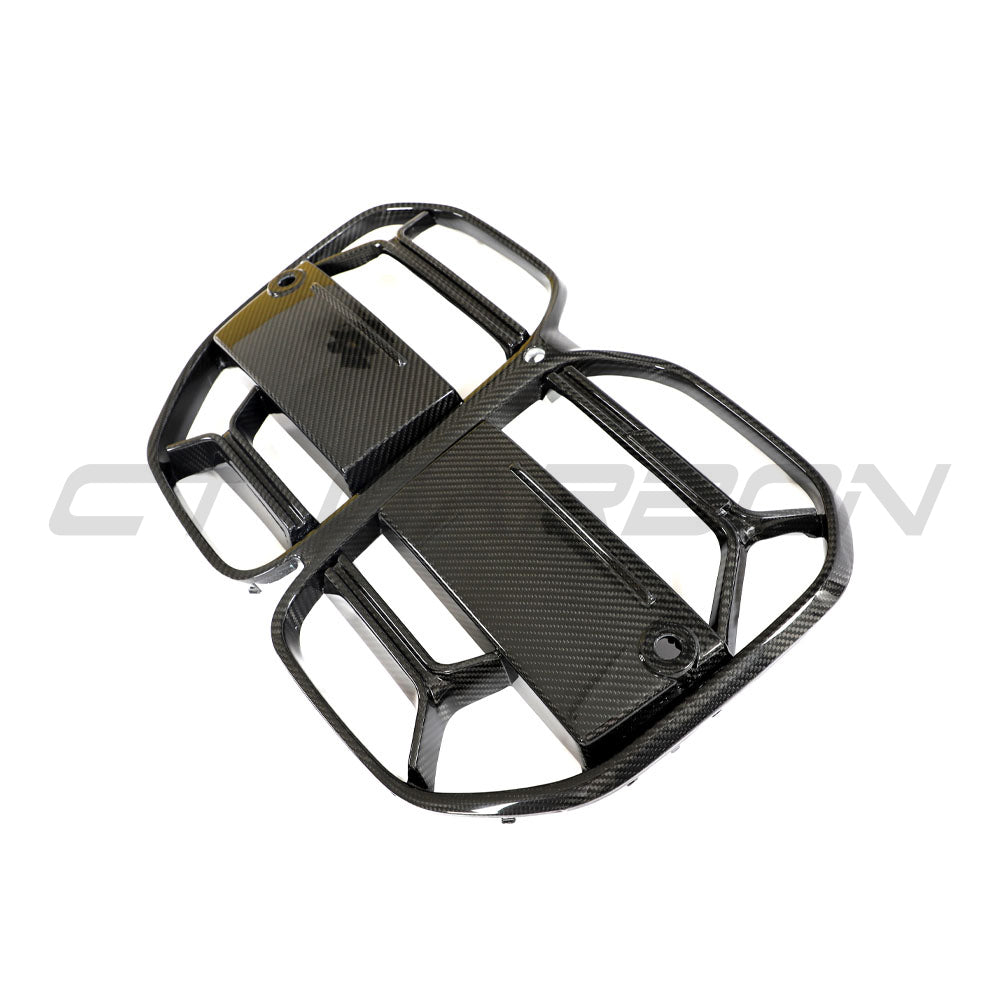 BMW 4 Series 2020+ G22/G23 Carbon Fibre CSL Grille - Without Acc - view 3