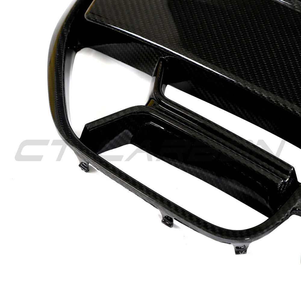 BMW 4 Series 2020+ G22/G23 Carbon Fibre CSL Grille - Without Acc - view 9