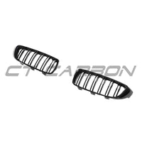 BMW M4 F82 / F83 & F32/F33/F36 4 Series Double Slat Black Grilles - view 8