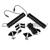 Defender 90/110/130 L663 2020+ Gloss Black Led Front Bumper Lights - view 4