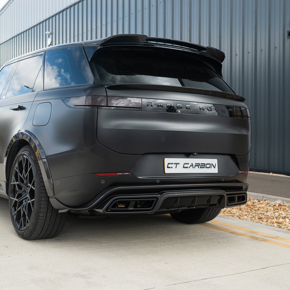 Range Rover Sport L461 2023+ Carbon Fibre Diffuser And Tips - CT Design - view 3