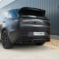 Range Rover Sport L461 2023+ Carbon Fibre Diffuser And Tips - CT Design - view 3