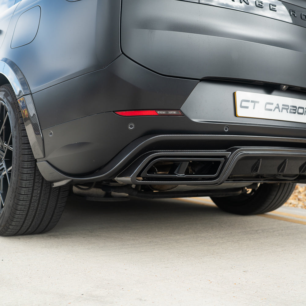 Range Rover Sport L461 2023+ Carbon Fibre Diffuser And Tips - CT Design - view 7
