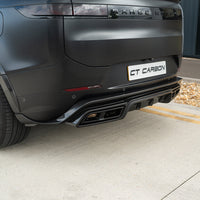 Range Rover Sport L461 2023+ Carbon Fibre Diffuser And Tips - CT Design - view 6