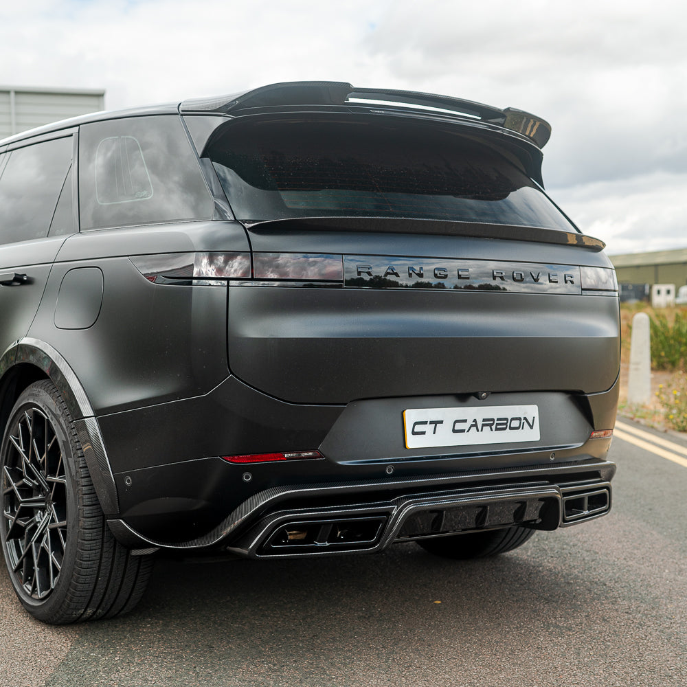 Range Rover Sport L461 2023+ Carbon Fibre Diffuser And Tips - CT Design - view 8