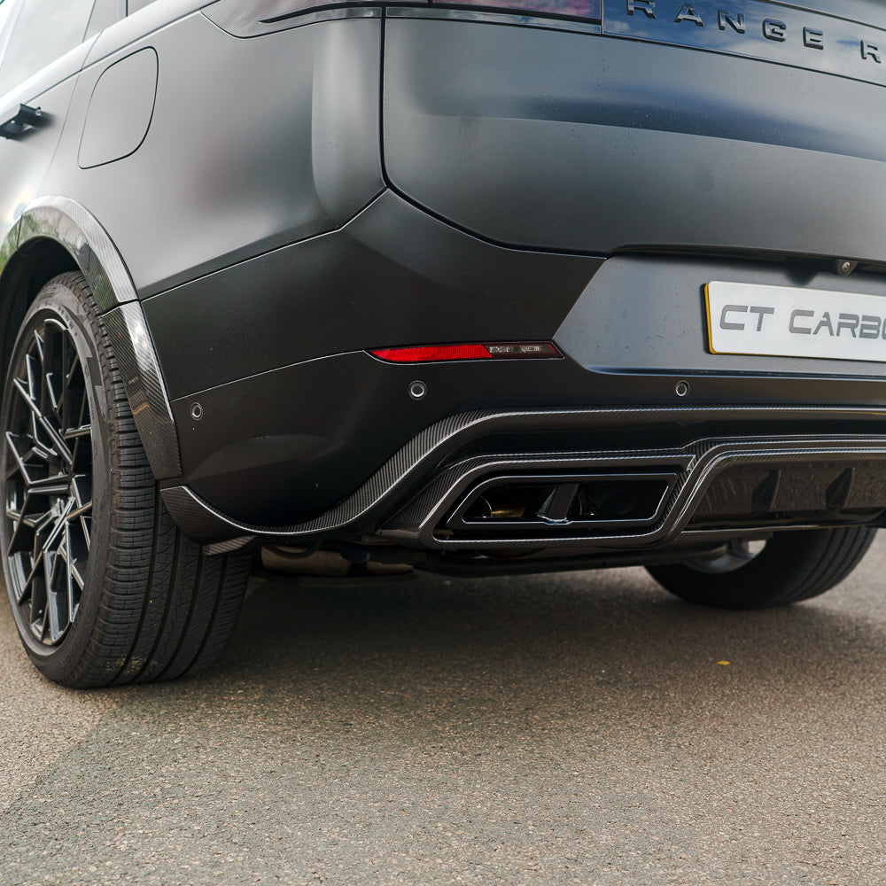 Range Rover Sport L461 2023+ Carbon Fibre Diffuser And Tips - CT Design - view 4