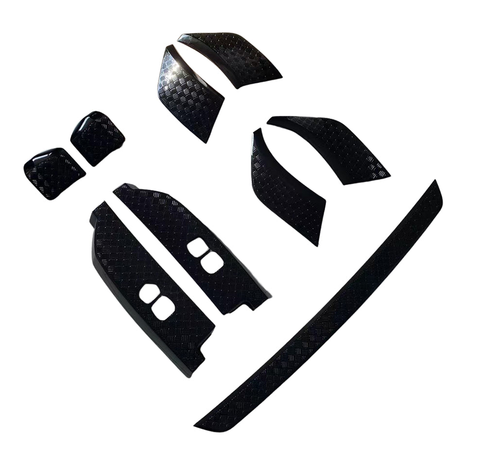 Land Rover Defender L663 90 Gloss Black Anti Scratch Trim Set