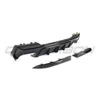 BMW G22/G23 4 Series 2020-2024 Pre-lci Quad Tip Carbon Fibre Diffuser - V2 - view 12