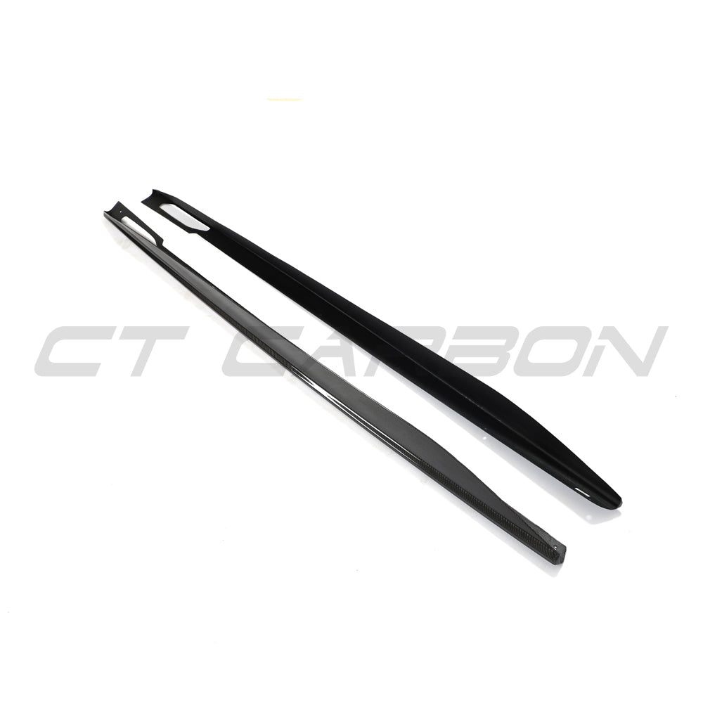 BMW 4 Series 2020+ G26 & I4 Carbon Fibre Side Skirts - view 12