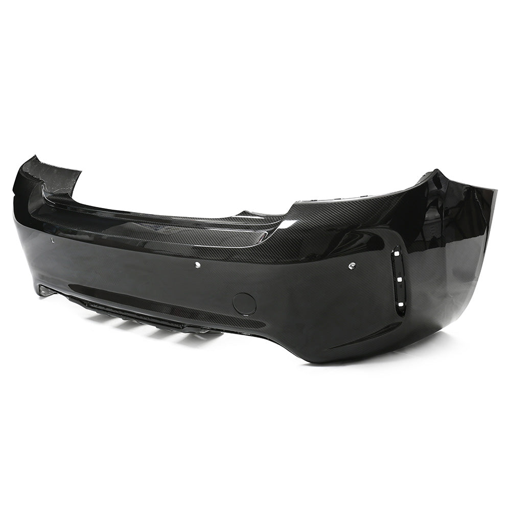 BMW F87 M2/M2C Carbon Pre-preg Fibre Rear Bumper - view 3