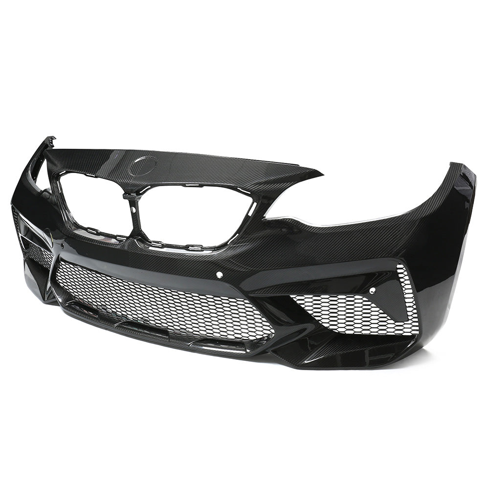 BMW F87 M2C Carbon Pre-preg Fibre Front Bumper - view 3