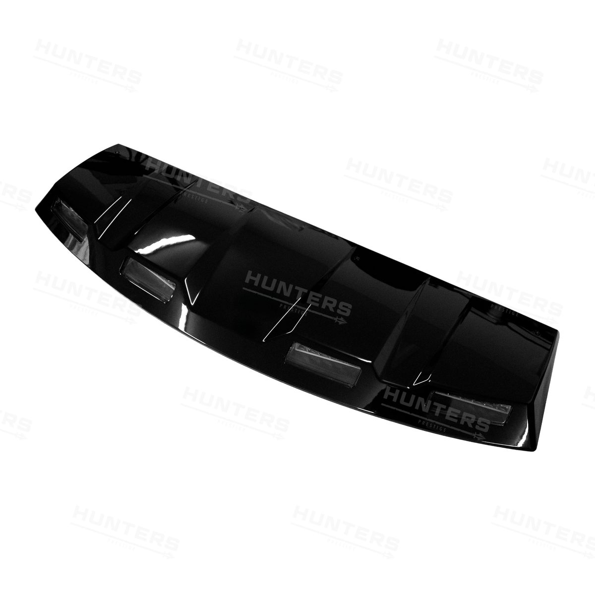 Defender L663 Hunters Gloss Black Slimline Roof Light Pod Kit - view 5