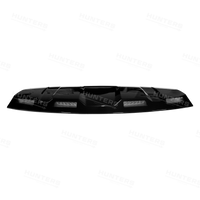 Defender L663 Hunters Gloss Black Slimline Roof Light Pod Kit