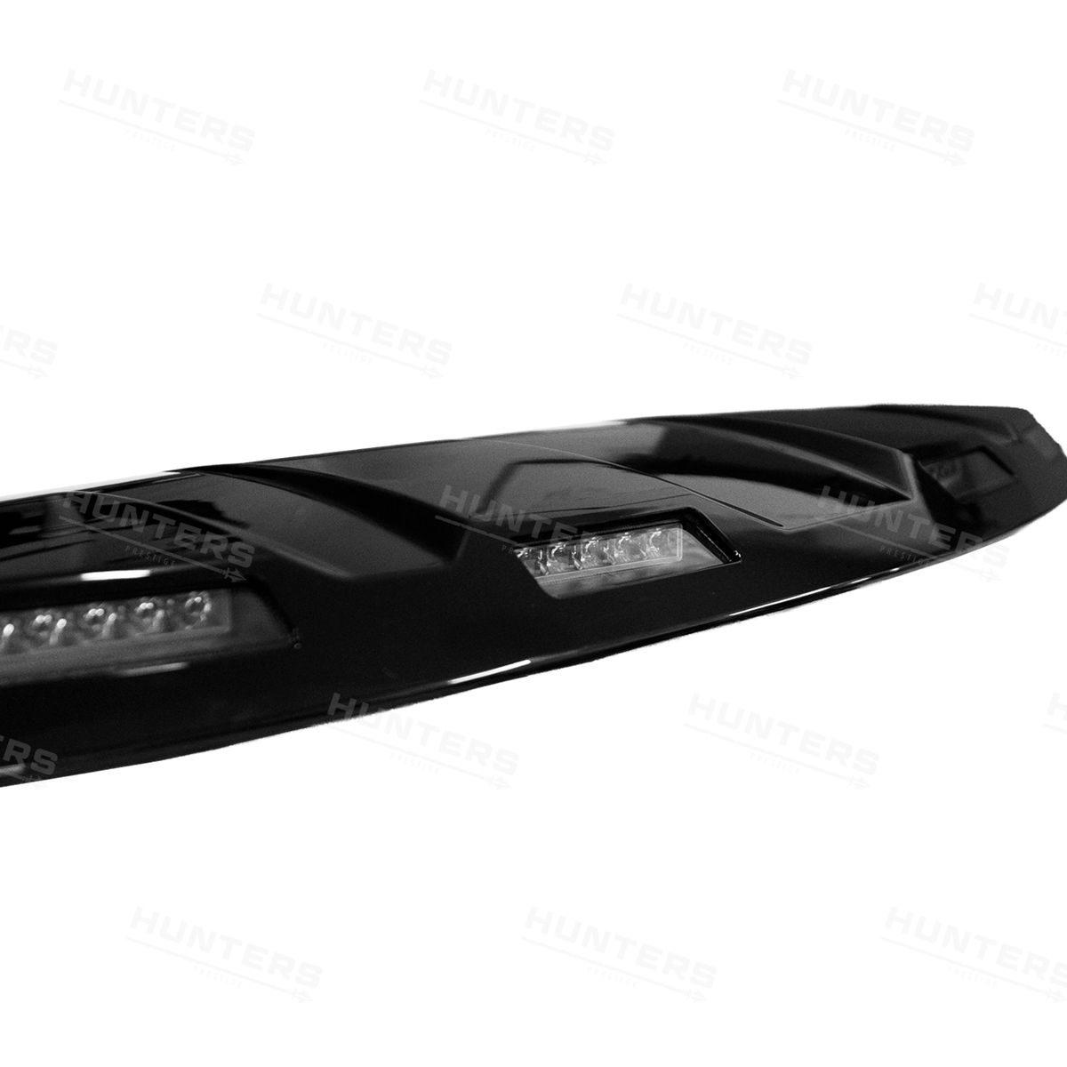 Defender L663 Hunters Gloss Black Slimline Roof Light Pod Kit - view 4