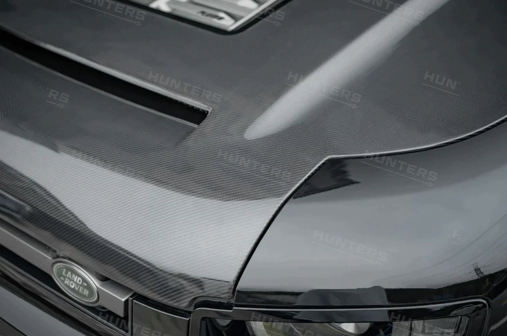 Defender L663 Plumb Dry Carbon Bonnet - view 5
